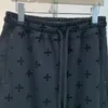 Kadınlar Çapraz Çiçek Tam Baskı Sıradan Spor Pantolonları, Tozluklar, Hoodie Pantolon, Harlan Pantolon