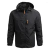 Men's Jackets 2024 Men Hooded Raincoat Winter Waterproof Skin Tactical Military Jacket Sport Hiking Windbreaker Sunscreen Army Clothing