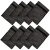 Borse per lavanderia 8 pezzi sacche di lingerie in maglia nera delicati lavaggio per lavare il poliestere percorsi in poliestere