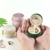 Jewelry Pouches Spot Mini Round Velvet Ring Storage Box Portable Packaging