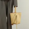 Сумки на шнурке, элитная модная сумка-ведро на одно плечо, легкая сумка-мессенджер, роскошная кожаная женская сумка большой вместимости 2024 г.