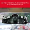 Interior Accessories Large Clip-On Wide Angle View Mirror Adjustable Suction Cup Panoramic Vehicle Rearview Car Decor