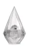 ギフトラップ48pcslot透明なプラスチックダイヤモンドシェイプキャンディボックスクリアウェディングボックスホルダーギフトgivea boda14743416