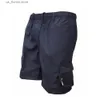 Men's Shorts Fashion Mens Military Cargo Shorts Mens Tactical Pants Casual Big Pocket Sports Slacks Cargo Panels Trousers Plus Size for Male Y240320