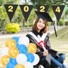 Party Decoration 2024 Graduation Banner Supply Hanging Ornament Garland Decors Background Sign Pography Backdrop Decorative Banners The