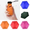 Paraplyer Protoable Folding Pocket Women Plat Lightweight Paraply Ultraviolet Protection Parasol Liten storlek för resor