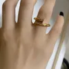 Anillo Amor Joyería de lujo para mujer Chapado en oro de 18 quilates Anillo de uñas de acero titanio Joyería Moda Casual Mujer Hombre Diamante Propuesta del día de San Valentín Regalo de boda