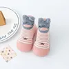 First Walkers Children's Walking Shoes Baby Cartoon Indoor 2024 Autumn/Winter Socks Soft Sole