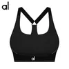 Al-DW346DL347 Verstelbare schouderband sportbeha elastische taille training yogabroek dames activewear set