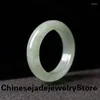 Cluster Ringen Echte Birma Jade Ring Natuursteen Healing Sieraden Vrouwen Gecertificeerde Jadeïet Accessoires Jades Band Vriendin Moeder Geschenken