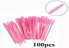 100pcs Kirpik Fırçası Uzatma Göz Kilp Makup Mini Maskara Wands Tool8734728