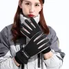 Guanti 1 paio di guanti da sci per donna Guanti sportivi da equitazione invernali caldi addensati accessori impermeabili Guanti da corsa per sport all'aria aperta
