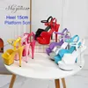 Dress Shoes Dance Women Sexy Show Sandals 13 15 17 CM High Heels Platform Girls Shoe Party Club Drop Sales Plus Size 43 H240325