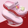 HBP Non-Brand Cute Teddy EVA Cartoon Kinder Sommer Kinder Strandschuhe Baby wasserdicht Bester Verkauf Clog Sandalen Slides Hausschuhe