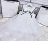 Designer Girls Białe sukienki Letnie koronkowe sukienki z siatki imprezowe Baby Girl