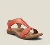캐주얼 신발 여성 여름 2024 패션 안락한 가벼운 가벼운 폐쇄 발가락 샌들 플러스 크기 43 웨지