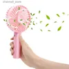 Electric Fans Mini handheld fan portable charging operation cooling desktopY240320