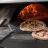 NUTUNI 4-teiliges Set Wendeschieber 9 Zoll, perforierter Schieber, Bürste, Aschenrechen, Holzbefeuerter kommerzieller Pizzaofen, Zubehör für Zuhause, Restaurant