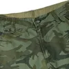 Kamouflage camo last shorts män mens casual shorts manlig lös arbetshorts man militär korta byxor plus storlek 29-44 240315