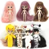 DBS Mini Blyth Doll Nude Body, подходящее для DIY Make Makeup Hair очень длинные, их волосы, например, в точках 240307