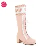 Boots Women Vintage Lolita Boots chunky High Heel Platform