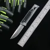 Theone Balisong Free-Swing JL Folding knife D2 Blade CNC Aluminum Handle Radish Pocket Knives BM42 EDC Tools