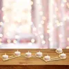 Bougeoirs sept porte-lampe maison centres de table décorations bureau ornement beurre support pour les fêtes de mariage