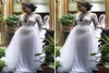 Abiti da sposa di lusso in pizzo a maniche lunghe con gonna staccabile Illusion aperto scollo a V Abito da sposa Vestido De Noiva Alta qualità Custo3969211