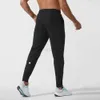 Męskie spodnie lululemen kobiety lulu krótki strój jogi jogger sport Szybki sucha kieszenie na siłownię sznurka dresowe spodnie spodnie męskie swobodne elastyczne talia Fiess Man 959