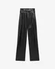 Pantalon femme 2024 peau de mouton noir IRO mode décontracté personnalisé par femme haut de gamme concepteur fait à la main avec qualité