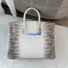 Sacs fourre-tout Himalaya Crocodile Sac à main Véritable Himalaya Bk25 Himalayan Importé Crocodile Skin Platinum Sac Accueil Privé Personnalisé Femmes B ont logo HB5HWH