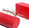 Designer zonnebrillen Luxe brillen Brillen Mode Gradiënt zonnebril Gouden frame Strand Rijden Sport Luxe zonnebrillen