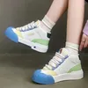 Casual Shoes Women Sneakers Mixed Colors Design Skateboard High Top Running Tennis Sports Cute Platform Outdoor 35-40