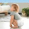 Pantalons d'entraînement de pot en plastique imperméables pour bébé Couvre-couches en tissu réutilisables pour bébé Couches lavables pour nourrissons Couverture de sous-vêtements pour tout-petits 240307