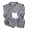 2023 Men Polo Shirt Summer Spory Sports Shirt Shirt Polo Chirms personnalisés Polo Polo Polo Collier Réflective Stripe T-shirt 240320