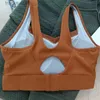 صدرية رياضية للملابس الداخلية النشطة مع الحشو الصلب Fe Yoga Bra Fitness Bra Crop Top Gym Running Vest High Port Brac24320