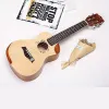 Chitarra Ukulele 23 pollici Tutte le chitarre acustiche da concerto Mini Electri in mogano 4 corde Ukulele Installa pickup Chitarra da viaggio in abete rosso