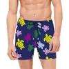 Vilebre Herenshorts Bermuda Pantaloncini Boardshorts HEREN ZWEMSHORTS TORTUES MULTICOLORES Trunks Heren Surfkleding Bermuda's Strand Korte Turtles Zomer 89729