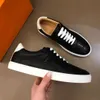 Toppdesign White Black Leather Calfskin Nappa Portofino Sneakers Shoes !! Högkvalitativa varumärken Comfort Outdoor Trainers Men's Casual Walking EU38-44.box