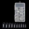 False Nails False Nails 3D Fake Set Press On Faux Ongles Reutiliserbara tips Diy Manicure Accessories Naken Glitter Akryl Nail Kit ZZ