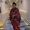 Etnische kleding echte Afrikaanse stijl vrouw boubou jacquard lange jurken goede kwaliteit chique en elegante avondjurk