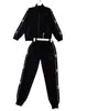 Luxurys Designers Mulheres Tracksuits Sports Terno Outono Mulheres Milan Runway Sweatsuits Redondo Pescoço Carta Qualidade Manga Longa Algodão Pulôver Com Capuz Tracksuits