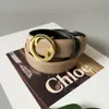 Ceinture de mode de créateur de boucle de boucle en cuir largeur de 28 mm de haute qualité masculine et ceintures pour femmes simples ceinture double face ronde rond en cuir métal