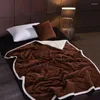 Blankets 2 In 1 Velvet Cushion Blanket For Car Sofa Travel Lumbar Throw Pillow Air Conditioning Foldable Patchwork Quilt
