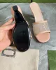 Quality Designer sexy high heels Summer outdoor women's slippers Transparent G, high heels party shoes, fashion sexy 2024 new. Shoe size 35~42
