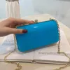 Kordelzug Transparent PVC Klar Gelee Tasche Tote Candy Farbe Acryl Box Clutches Strand Sommer Abend Brieftasche Dame Mädchen Klappe geldbörse Handtaschen