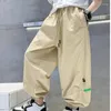 Men's Pants Boys' Summer Casual Children's Medium To Large Thin Sports Fashion