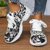 Casual Schoenen PU Mid Hak Sneakers 2024 Hoge Kwaliteit Veters Voor Vrouwen Gemengde Kleuren Herfst Dames Vulcaniseer Zapatos Deportivos