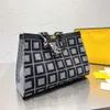 Luksusowa marka designerka torebka damska moda liniowa torba plażowa wysokiej jakości torba na ramię duża zdolność torebka na zakupy bez pudełka z torbą na kurz