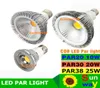 2016 New Cob Dimmable LED Bulb PAR38 PAR30 PAR20 85265V 10W 20W 25W E26 PARライトLED照明スポットランプライトダウンライト6420467